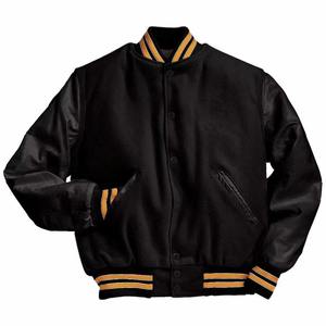 Veste universitaire en coton pour homme, douce et confortable, veste streetwear de baseball élégante personnalisée et directe d'usine OEM ODM - Product Image 5