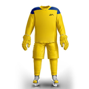 Uniformes de Hockey sobre Hielo Personalizados de Estilo Más Reciente 2026, Transpirables y Ecológicos, 100% Poliéster, para Hombre - Product Image 1
