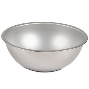 Cuenco para servir de metal plateado de forma redonda hecho a mano para el hogar y la mesa de boda, cuencos para ensaladas y aperitivos empaquetados en cartón - Product Image 4