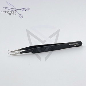 Pinzas Profesionales para Pestañas de Volumen de 90, 45 y 35 Grados, Color Blanco Dorado, Acero Inoxidable Sostenible, Punta de Precisión, Fibra de Alta Calidad - Product Image 3