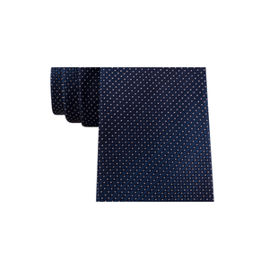 Cravatta da uomo Kenneth Cole Reaction in seta blu slim, con stampa jacquard a pois sfumati e motivo a righe, confezione regalo casual, taglia normale - Product Image 2