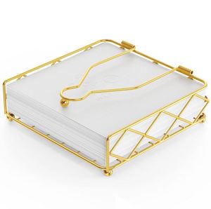 Custom Handmade Contemporary Metal Napkin <b>Holder</b> Decorative <b>Tissue</b> Rack for <b>Kitchen</b> Dining Table Restaurant Home Use Craft Home - Product Image 1