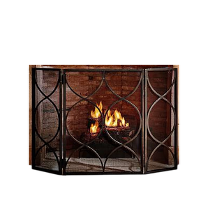 Customized Iron Fire Screen Baby Animal Safety Guard Home Decor Fire Screen Black Finished Metal Fire Screen Handmade - Product Image 1