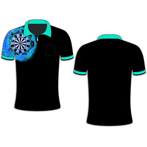 Uniforme bon marché, séchage rapide personnalisé, sublimation, vêtements de sport professionnels pour hommes, chemises à fléchettes en polyester - Product Image 6