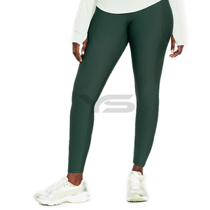 2024, pantalones de Yoga de LICRA de nailon de cintura alta para mujer, mallas deportivas con Control de barriga para entrenamiento de gimnasio - Product Image 1
