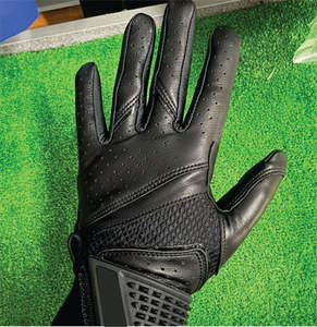 Gants de frappe de baseball de qualité professionnelle, fabriqués aux États-Unis, design célèbre, cuir fendu de qualité supérieure, antidérapant, logo et design personnalisés - Product Image 1