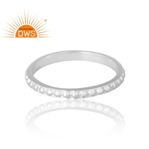Nuevas llegadas anillo de banda de plata esterlina joyería de diseño personalizado para mujeres regalo para ella para fiestas, para Fastivales - Product Image 4