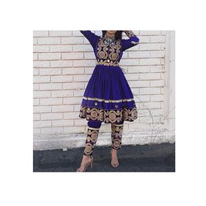 Afghan Kuchi Vestidos Tribal étnico vintage kuchi vestido, Afghan/Pakistán Kuchi fiesta tradicional Multi colores Vestidos - Product Image 1