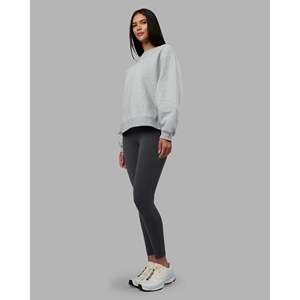 Suéter Cárdigan de Punto Floral Coreano - Gris Jaspeado, Fino, Transpirable, Estilo Invernal - Product Image 3