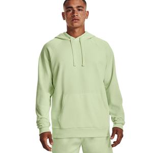 Venta al por mayor 100% algodón hombres pulóver sudaderas con capucha personalizado impreso y bordado sólido invierno patrón sudaderas - Product Image 1