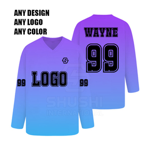 Maillot de hockey sur glace personnalisé du Pakistan, imperméable, 100% polyester, design uni pour l'entraînement, nom d'équipe personnalisé disponible - Product Image 4