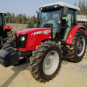 Trator usado massey ferguson xtra 1204 120hp 4wd fazenda orquídea compacto trator agrícola mf290 mf385