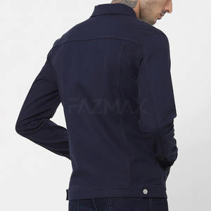 Chaqueta vaquera para hombre éxito de ventas con diseño personalizado chaqueta vaquera para hombre talla grande para uso exterior - Product Image 3