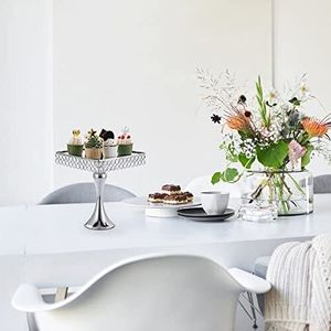 Soporte para pasteles y postres de cristal y metal Soporte para pasteles y cubiertos de metal de forma cuadrada de Calidad exclusiva a precio competitivo - Product Image 4