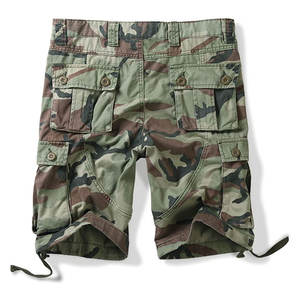 กางเกงขาสั้นคาร์โก้ของผู้ชายวัสดุน้ำหนักเบาทนทาน - Product Image 2