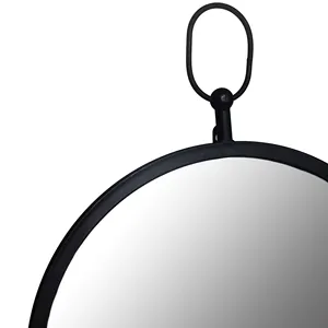 กระจกผนังโลหะทรงกลมขนาดเล็กสำหรับตกแต่งบ้านโรงแรมห้องนั่งเล่น - Product Image 4