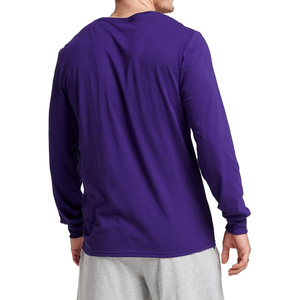 T-shirts pour hommes en gros 100% coton lavable couleur unie de haute qualité personnalisé personnalisé grande taille t-shirts - Product Image 4