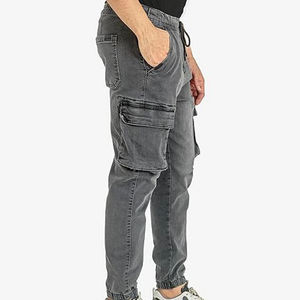 Pantalones Vaqueros de Mezclilla con Bolsillos Tipo Cargo para Hombre, Moda Urbana, Mejores Ofertas, Nueva Llegada, Servicio OEM, Alta Calidad, Venta al Por Mayor - Product Image 5