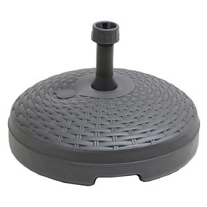 Base in plastica per effetto rattan antracite - Product Image 1
