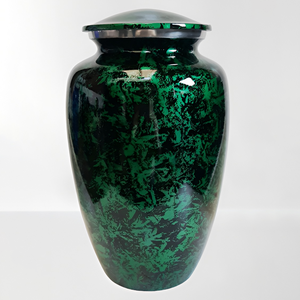 Urnas Funerarias de Metal de Diseño Moderno Hechas a Mano de Alta Calidad, Recipientes de Cremación Duraderos para Recuerdos, Superficies Grabadas para Cenizas - Product Image 2