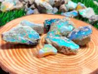 Natural crudo etíope ópalo fuego áspero calidad genuina Kilo gramo lote áspero Multi fuego piedra curativa energía áspera piedra preciosa suelta