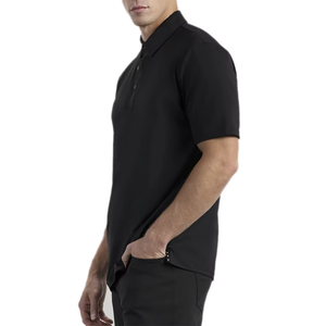 OEM y ODM Negro de manga corta Polo de golf Camiseta Logotipo bordado personalizado Camisetas Ropa de golf simple Venta al por mayor Llanura - Product Image 6