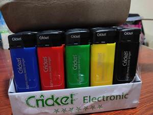 Briquet électronique de cricket en gros, mini, fin, portable, en plastique, vente chaude - Product Image 5