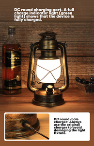 Portable Dimmable LED Nightlight Table Lamp Kerosene Style Cross-Border for Bedside <strong>Camping</strong> Garden Use-for <strong>Camping</strong> Lamps - Product Image 6