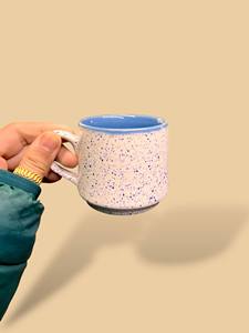 Tazas de Café de Cerámica Creativas al por Mayor, Estilo Italiano, Tazas de Espresso Pintadas a Mano y con Diseños Irregulares - Product Image 3