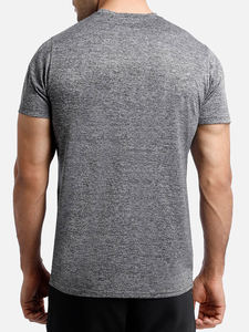 เสื้อยืดสำหรับวิ่ง100% ฟิตเนสในยิมเสื้อทีเชิ้ตผ้าโพลีเอสเตอร์สำหรับผู้ชาย - Product Image 2