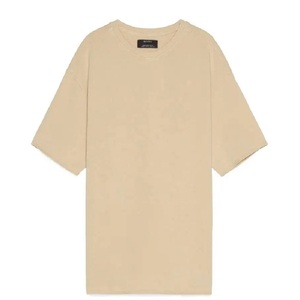 Impresión de logotipo personalizado de alta calidad 100% algodón cuello redondo Camiseta venta al por mayor precio barato de fábrica de Bangladesh - Product Image 4