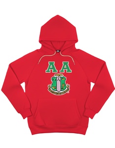 AKA Greek <b>Hoodie</b> with Embroidered Crest Streetwear <b>Soft</b> Fleece Pullover Sorority Hoodies for Men Women - Product Image 1