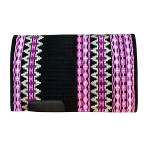 Nouvelle Couverture de Selle en Feutre de Laine de Nouvelle-Zélande pour Spectacles Équestres, Design Haut de Gamme, Style Western, Tressée, Doublure en Tissu, Couleur/Taille Personnalisable - Product Image 1