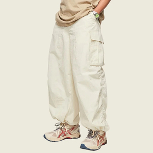 Pantalones de Paracaídas para Hombre, de Nailon, con Bolsillos Cargo, Cintura Elástica y Corte Holgado, Precio de Fábrica, Personalizados - Product Image 5
