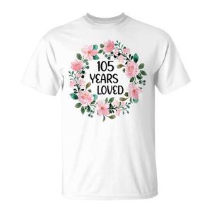 เสื้อยืดวันเกิดครบรอบ 105 ปีสุดเท่ ฉลองเหตุการณ์สำคัญอันยิ่งใหญ่อย่างมีสไตล์ - Product Image 1