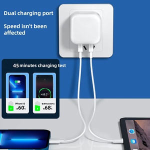 Plegable UK Plug 20W <span class=keywords><strong>Cargador</strong></span> A + C Doble Puerto Plegable Plug PD20W Cabezal de carga rápida para <span class=keywords><strong>iPhone</strong></span> y Samsung - Product Image 5