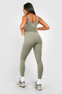 Super Soft High-Waisted Workout Tights Knitted Gym Fitness <b>Leggings</b> for Women Breathable Design Wholesale Price - Product Image 3