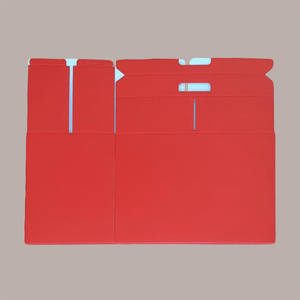 5 uds cajas grandes de almacenamiento de Navidad seda rojo 430x240x345mm soporte de Panettone botella de cartón gráfica maleta caja de regalo de Navidad - Product Image 3