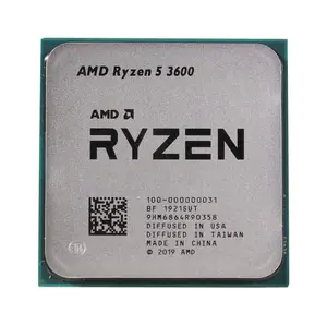 Unboxed OEM AMD 5 3600 AMD Ryzen 5 3600 6 çekirdekli 3.60GHz 32MB L3 önbellek soket AM4 işlemci