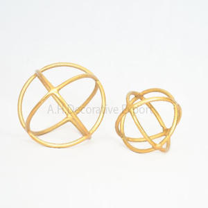 High Quality Aluminum Sculpture for <b>Table</b> <b>Top</b> Centerpiece Unique Designing Handmade Sculpture With Set of 2 Pcs - Product Image 2