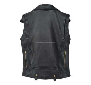 Nardon Apparel Leather Jacket Autumn PU <b>Vest</b> Plus Size Casual Men's Coat Workwear Trend Leather <b>Vest</b> - Product Image 3