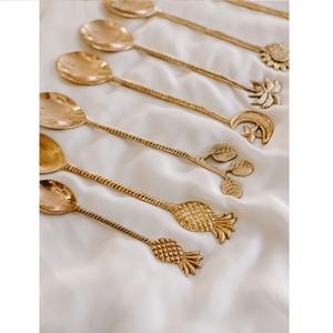 Juego de Cubiertos de diseño de acabado de acero inoxidable, juego de cubiertos de plata con diseño completamente de Metal, herramientas de cubiertos, cubiertos brillantes - Product Image 6