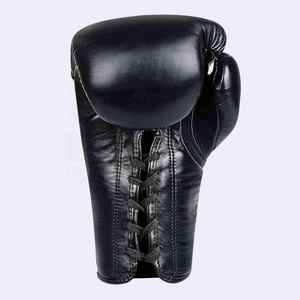 Équipement de boxe OEM 2024 personnalisé Gants lacés en cuir de haute qualité fabriqués au Pakistan - Product Image 2