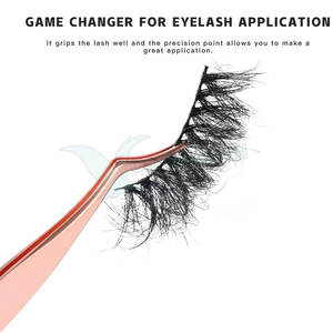 Pinces à cils en acier inoxydable de qualité supérieure en gros avec pointe arrondie, garantie de 3 ans, options personnalisables au meilleur prix - Product Image 3