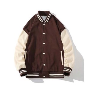 Nouveauté : Blouson universitaire pour homme en cuir/laine, haute qualité, style streetwear, avec logo personnalisé, idéal pour l'hiver - Product Image 5