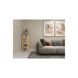 Modern Circular Patterned Four-Tier Multi-Functional Bookcase Shelf Stainless Steel <b>Corner</b> Decorative Organiser Living Room Made - Product Image 6