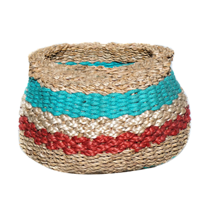 Meilleur prix Paniers de rangement en jonc de jute écologique Paniers en maille polyvalents à la mode de haute qualité Vente en gros au Bangladesh - Product Image 1