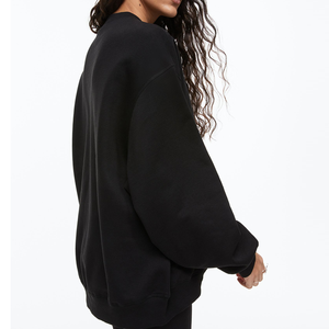 Sudadera con Capucha de Moda para Mujer, Estampada, 100% Algodón, Manga Larga, Hombros Caídos, Ajustada, para Entrenamiento - Product Image 4