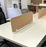Poste de travail modulaire pour 4 personnes avec cloison et armoire de rangement – Mobilier de bureau en open space
