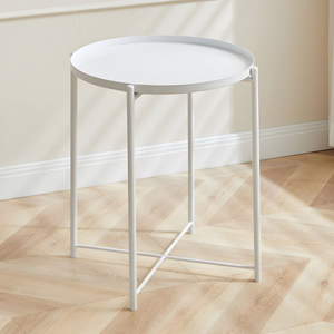 Mesa de centro redonda con marco metálico, mesa de centro minimalista para sala de estar moderna y organización del hogar del fabricante de Vietnam - Product Image 1